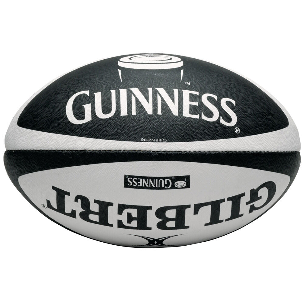 Classic Guinness Design Rugby Match Ball Made By Gilbert Size 5