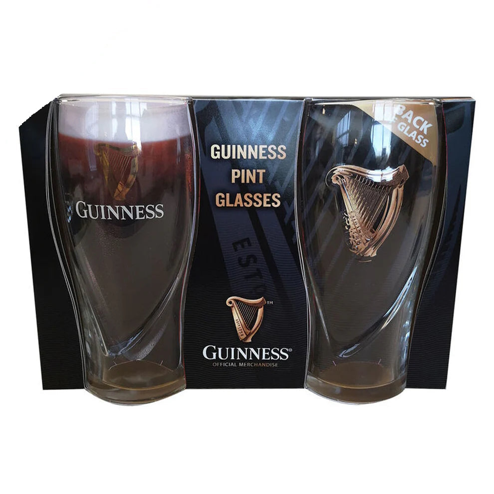 Guinness 2 Pack Pint Glass Set