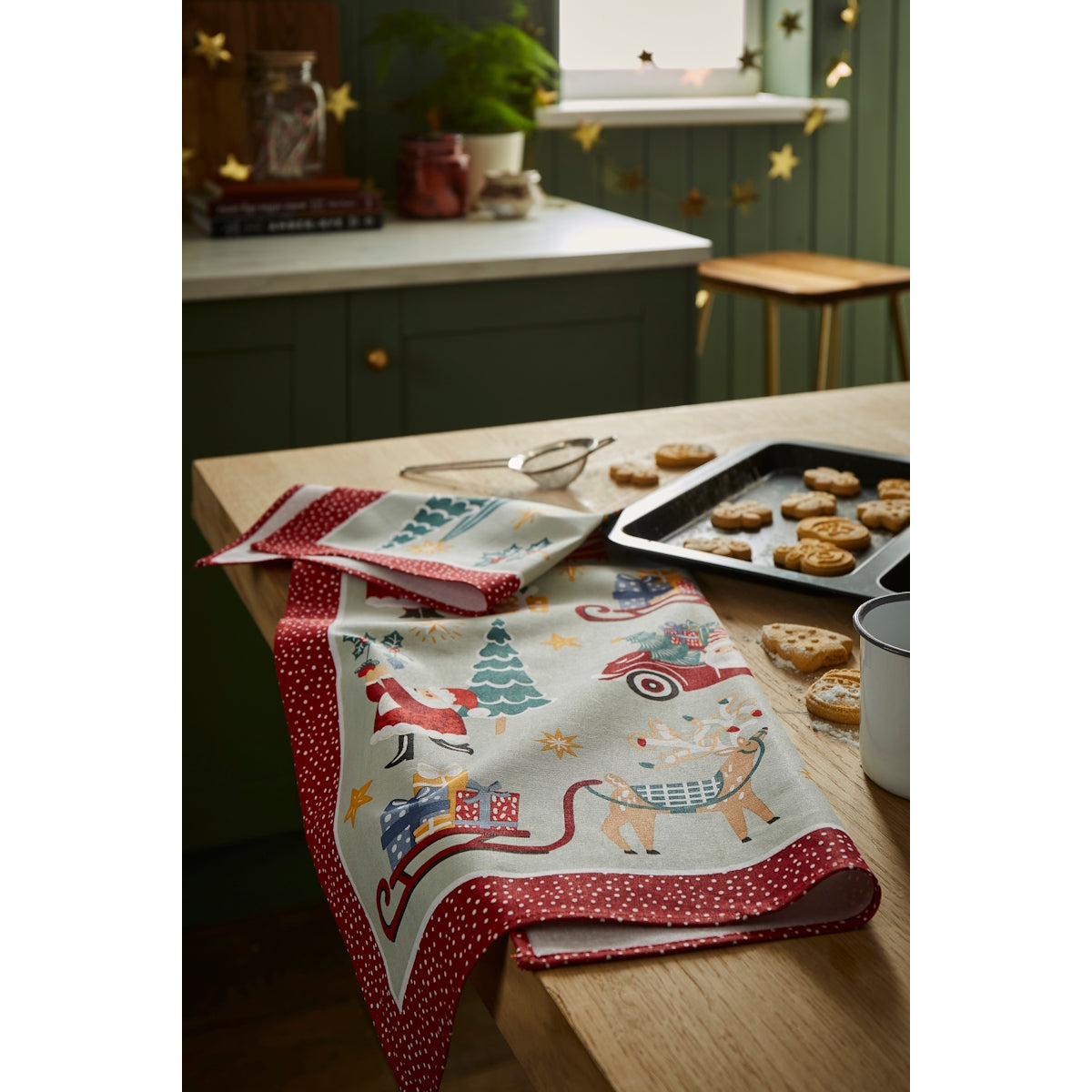 Tis the Season Christmas Tea Towel