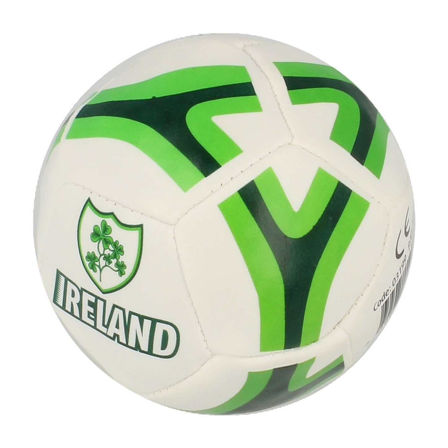 3 Ireland Green & White Kick N Trick Ball