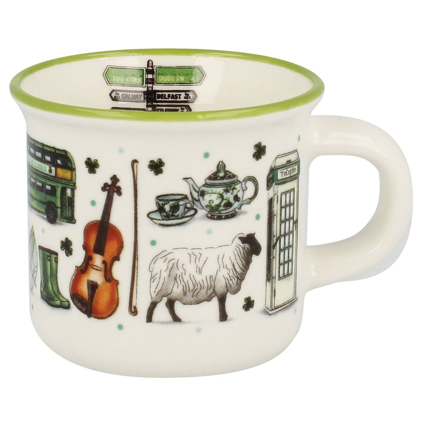 Impressions Of Ireland Espresso Mug With Irish Scenes Design