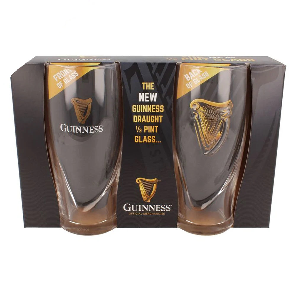 Guinness 2 Pack 1/2 Pint Glass Set