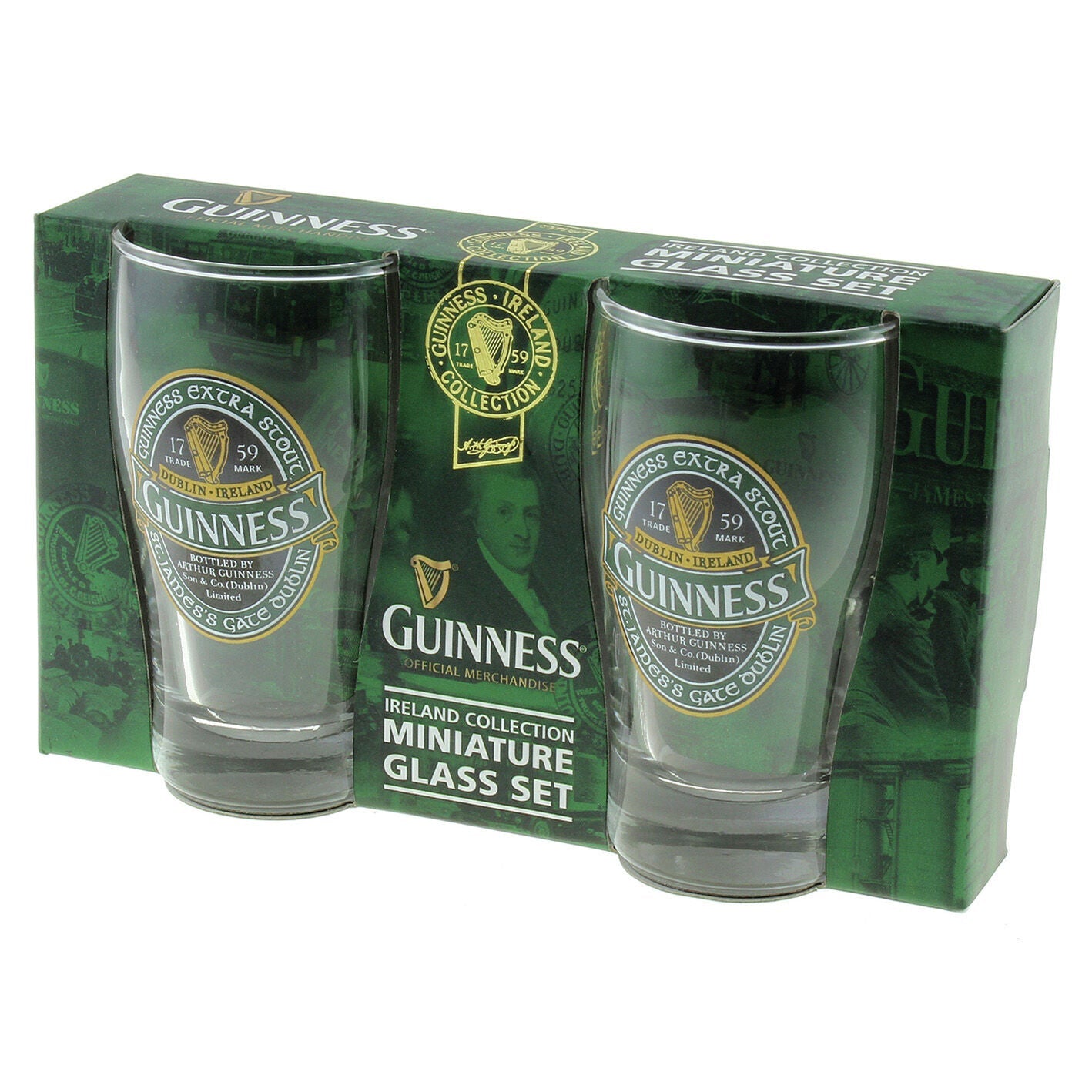 Guinness Mini 2 Pack Pint Glass