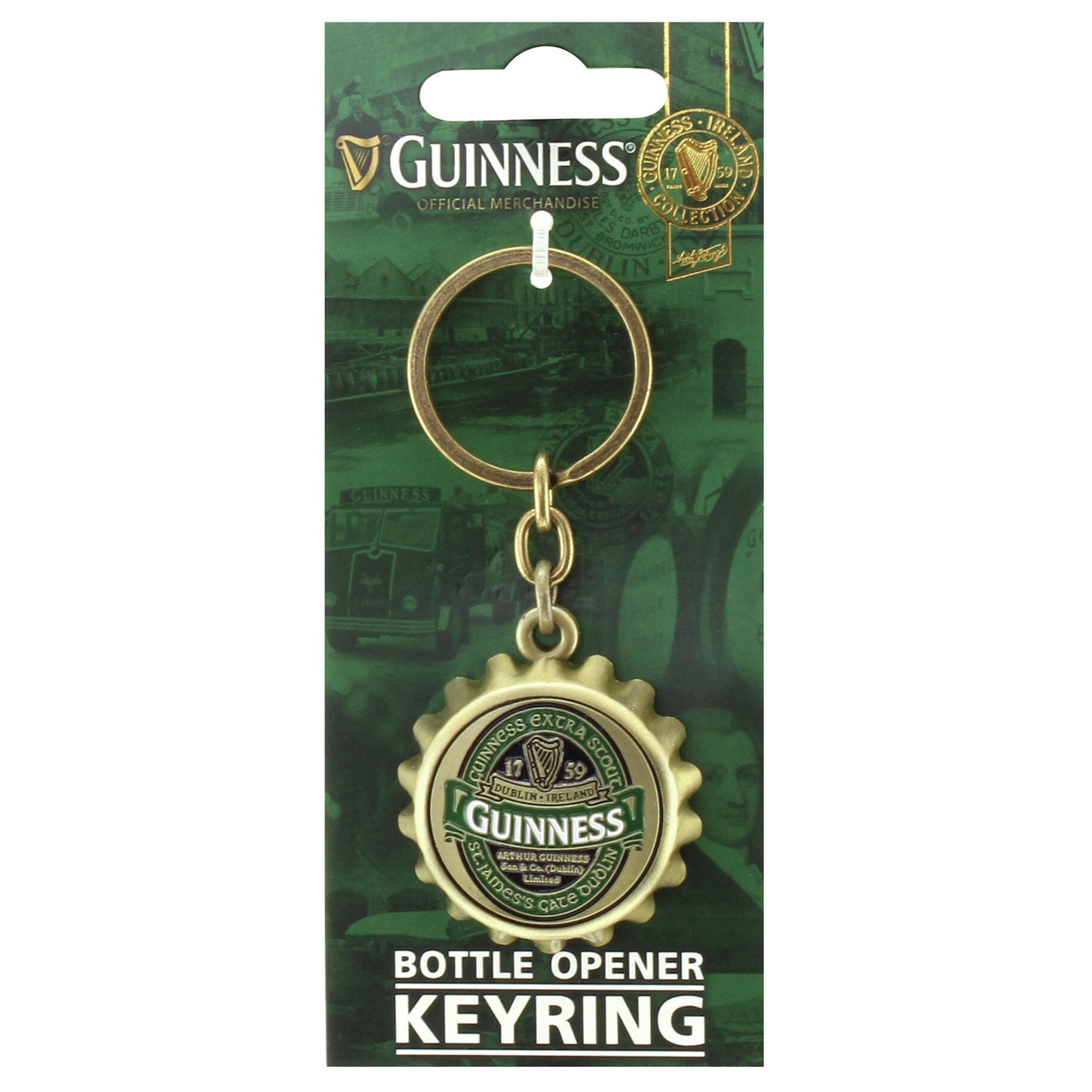 Guinness Bottlecap Keyring
