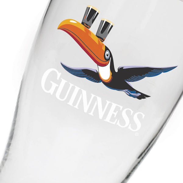 Guinness Flying Toucan 20oz Pint Glass