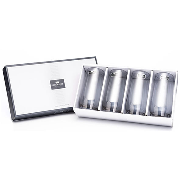 Grey Lustre Hi-balls Glasses Set Of 4