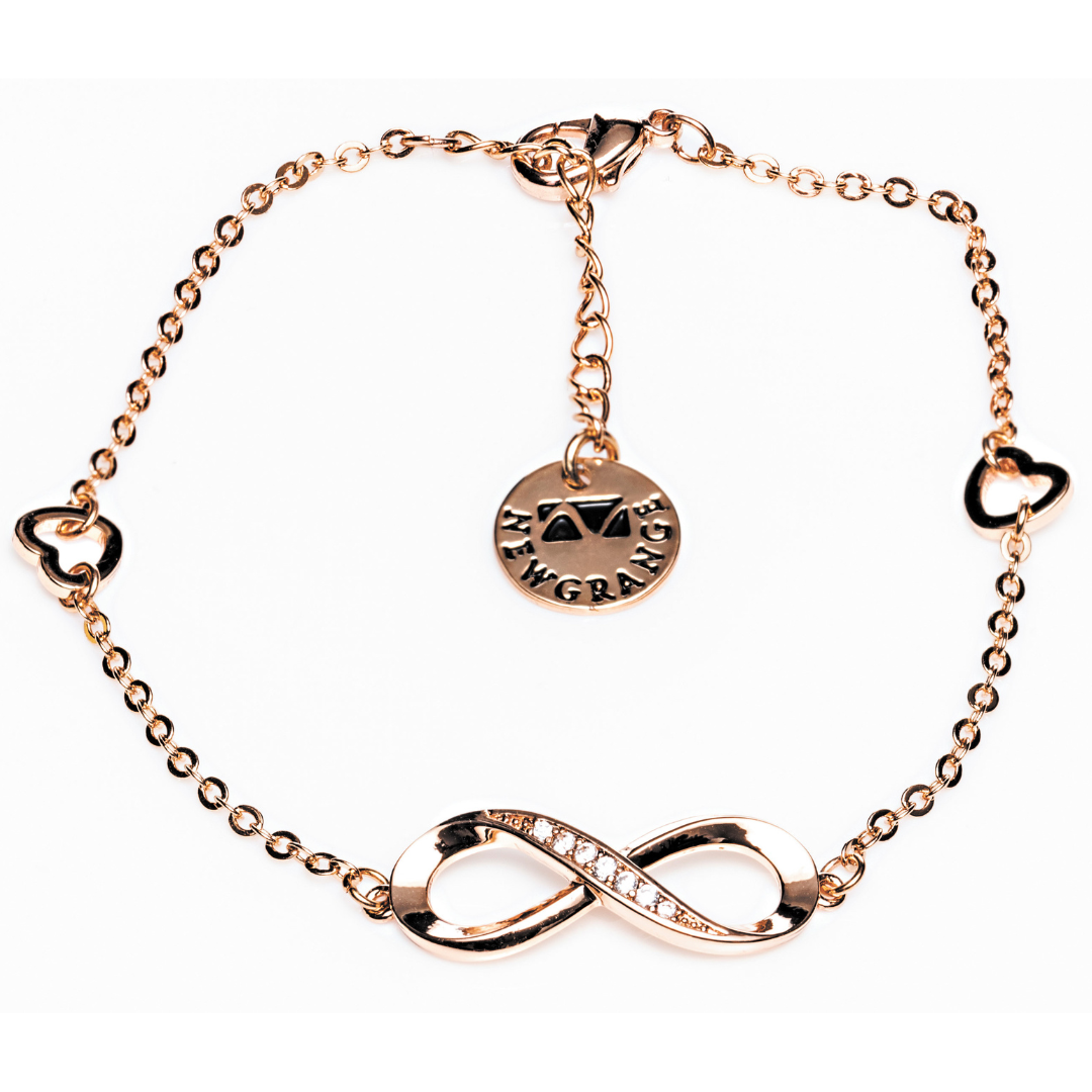 Rose Gold Infinity Bracelet