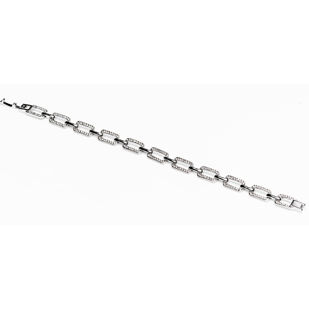 Silver Diamond Bracelet