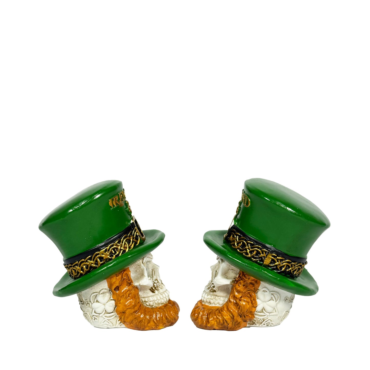 Ireland Skull Figure with Leprechaun Hat