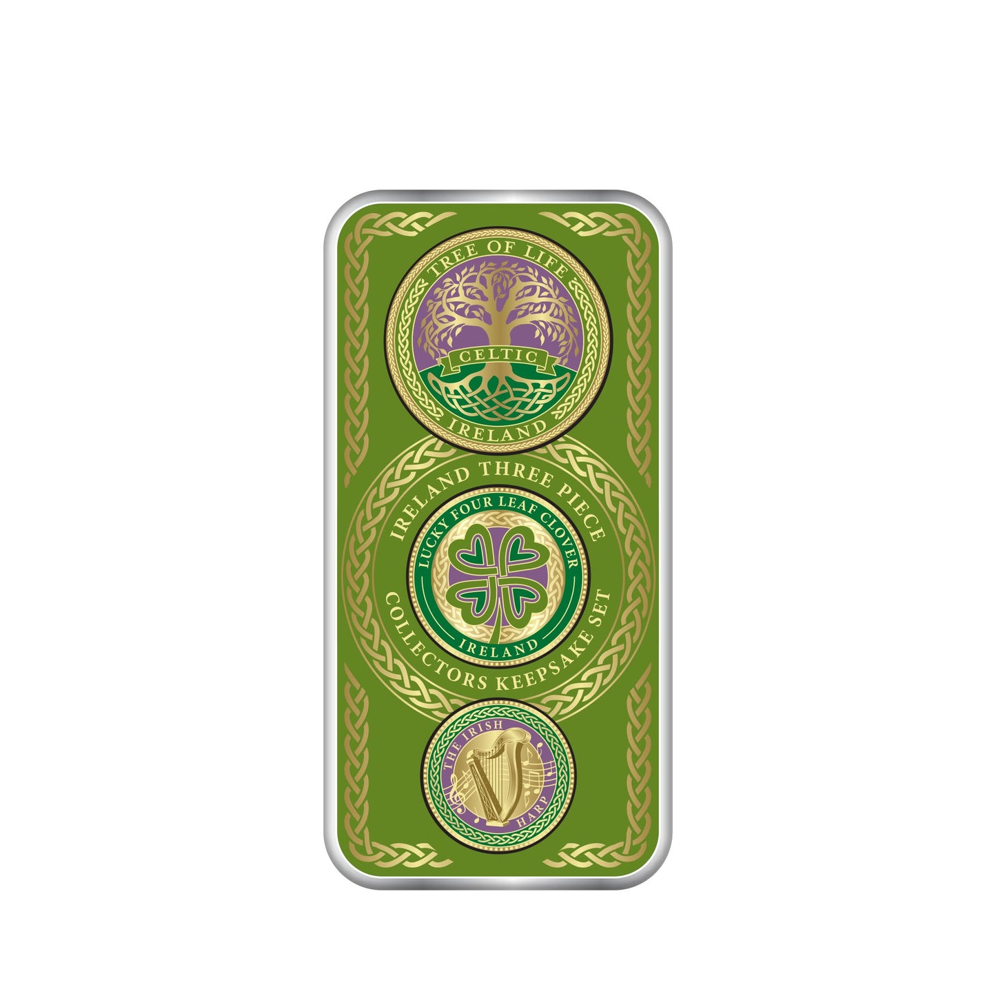 Ireland Commemorative 3 Coin Set Case