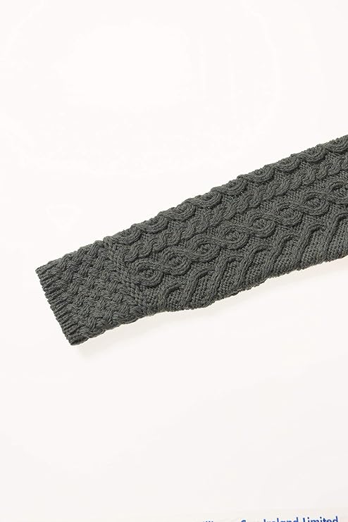 Women's Cable Knit Comfortable Side Zip Hoodie