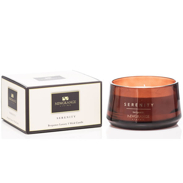 Bergamot Luxury 3 Wick Candle