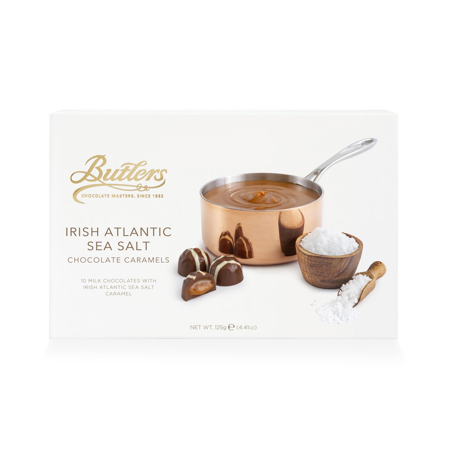 Butlers Irish Atlantic Sea Salt Chocolate Caramels 125g