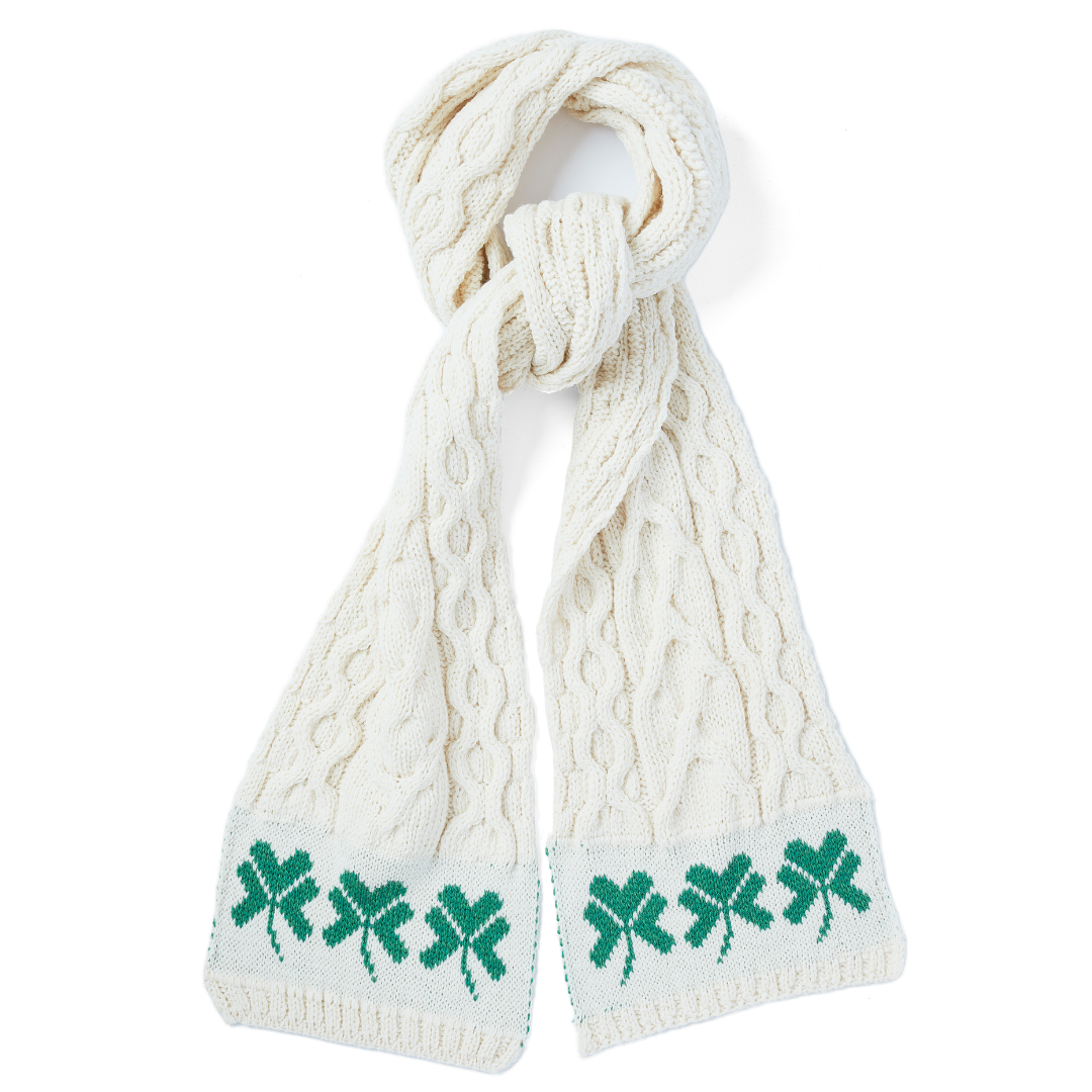 Aran Woollen Mills Shamrock Scarf