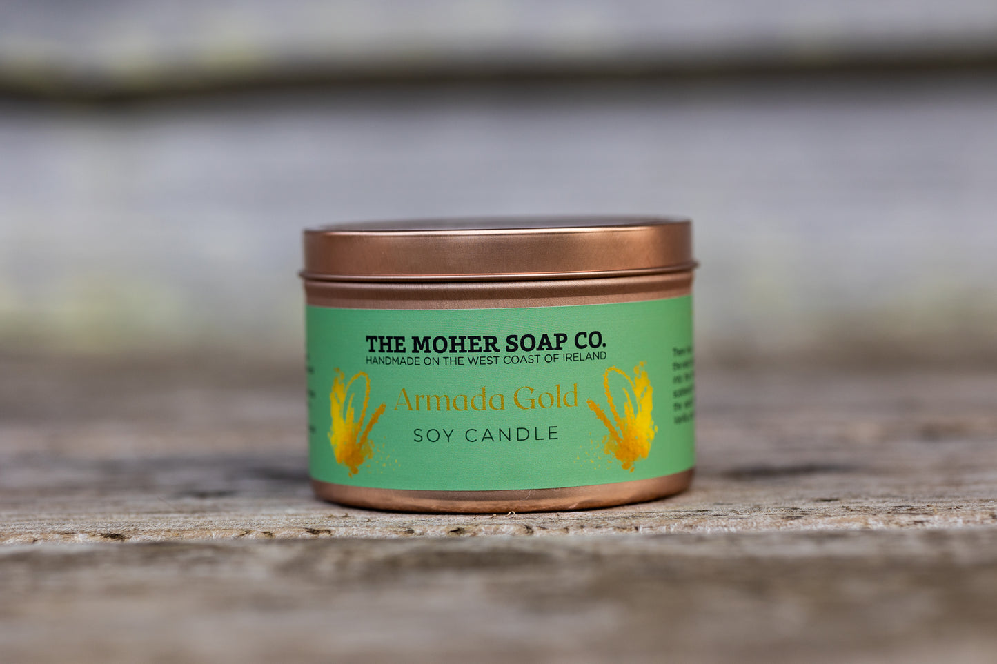 The Moher Soap Co. Armada Gold Soy Candle