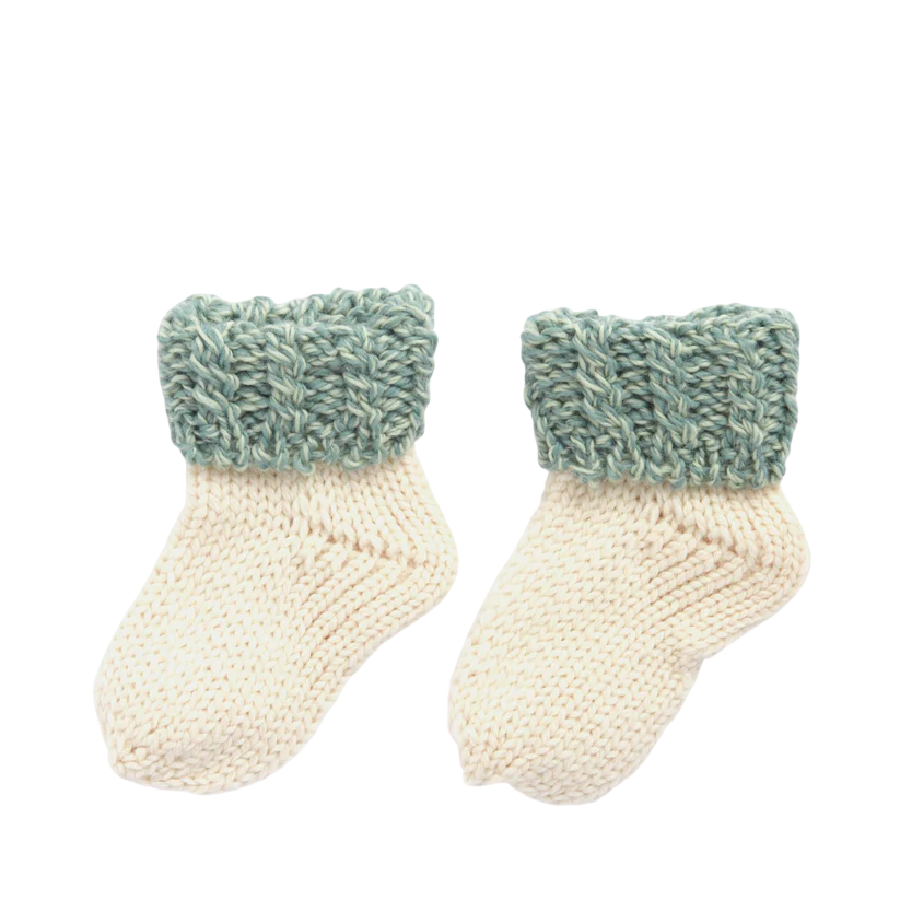 Kids Super Soft Two Tone Merino Wool Socks