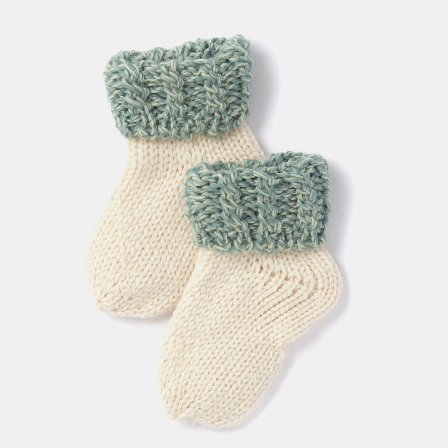 Kids Super Soft Two Tone Merino Wool Socks