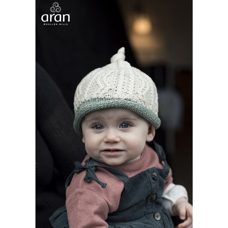 Baby Super Soft Two Tone Merino Wool Hat