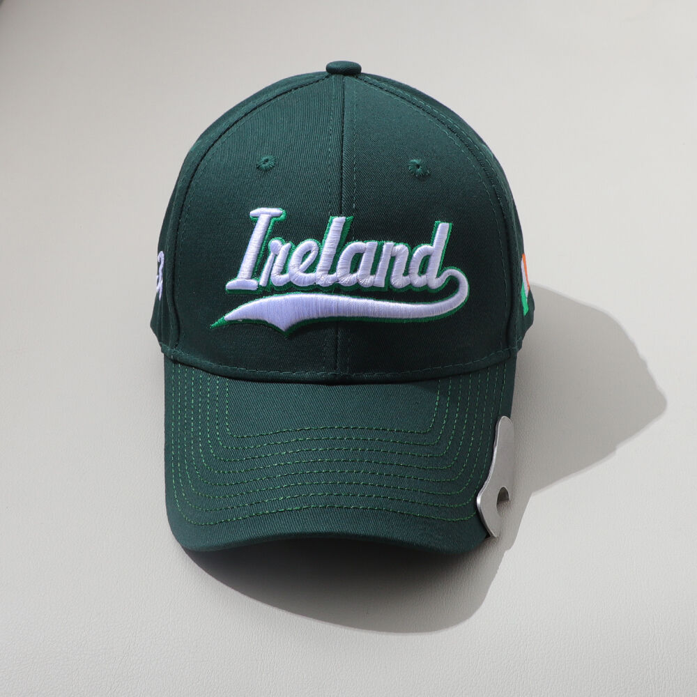 Baseball Cap With Bottle Opener Green