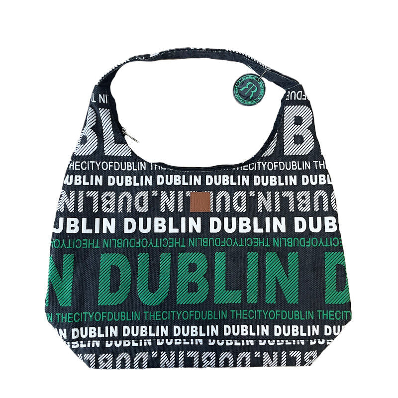 Robin Ruth Green White & Black Dublin Bag