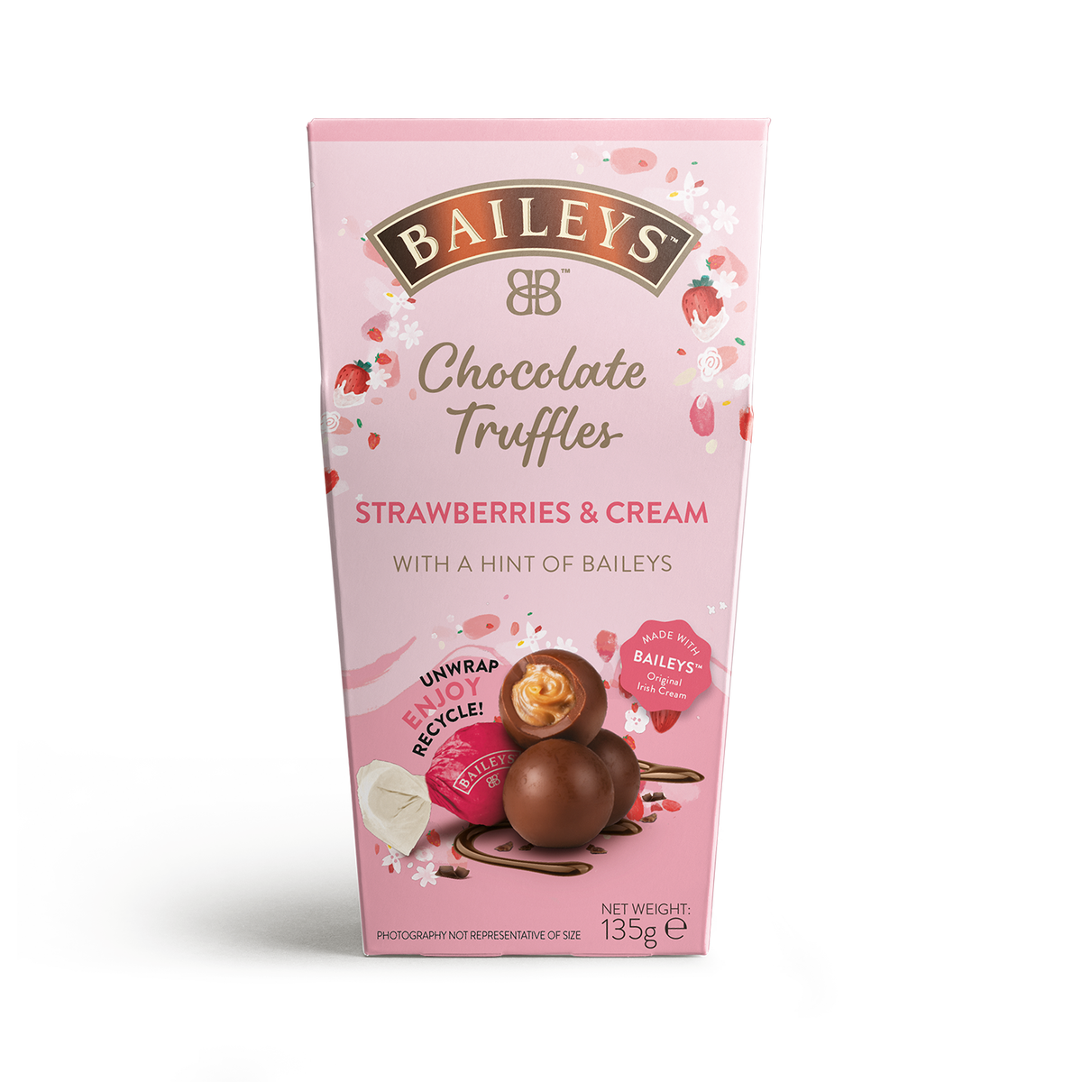 Baileys Strawberry Twist Wraps 135g