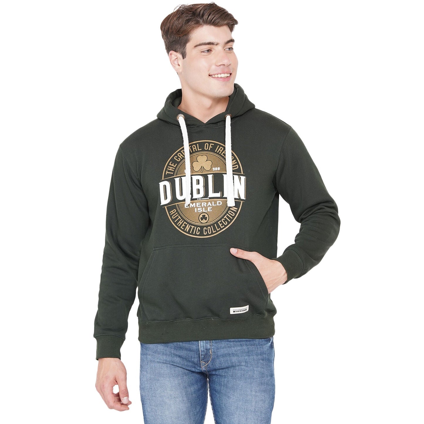 Capital Dublin Unisex Hood Forest Green
