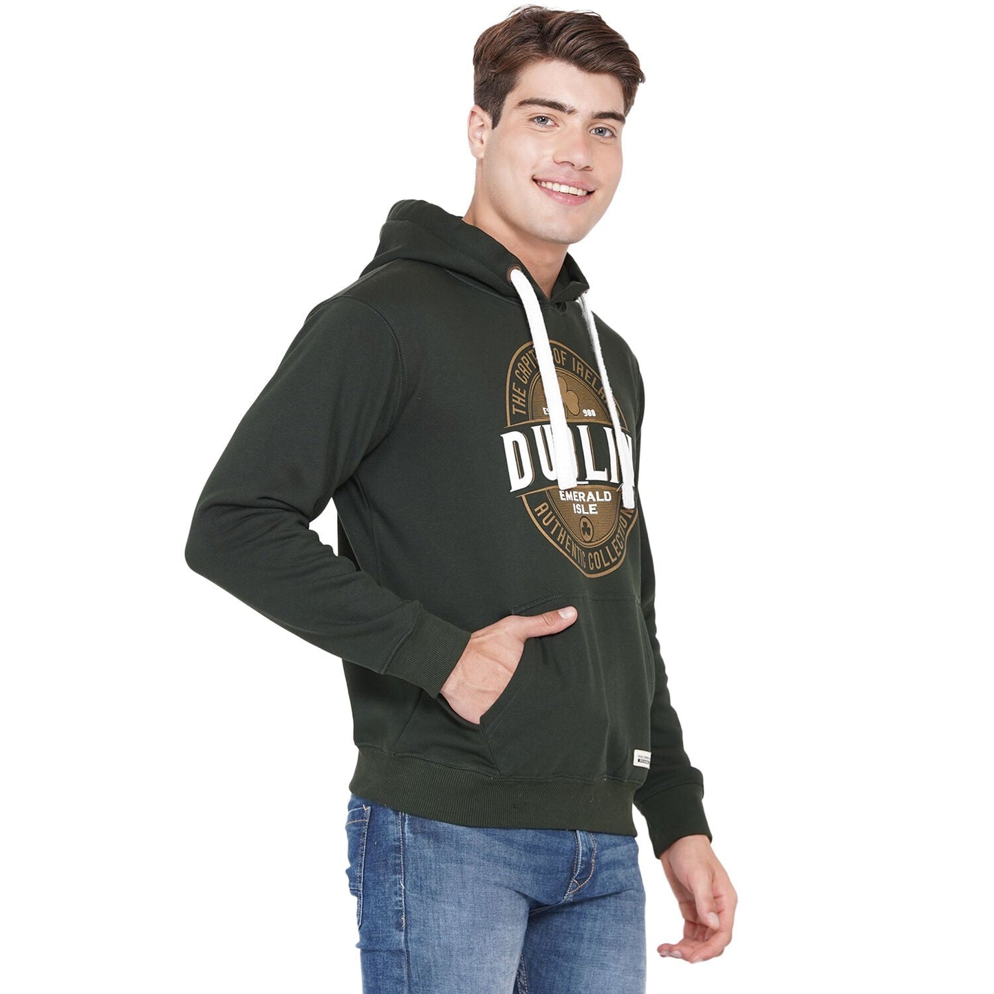 Capital Dublin Unisex Hood Forest Green