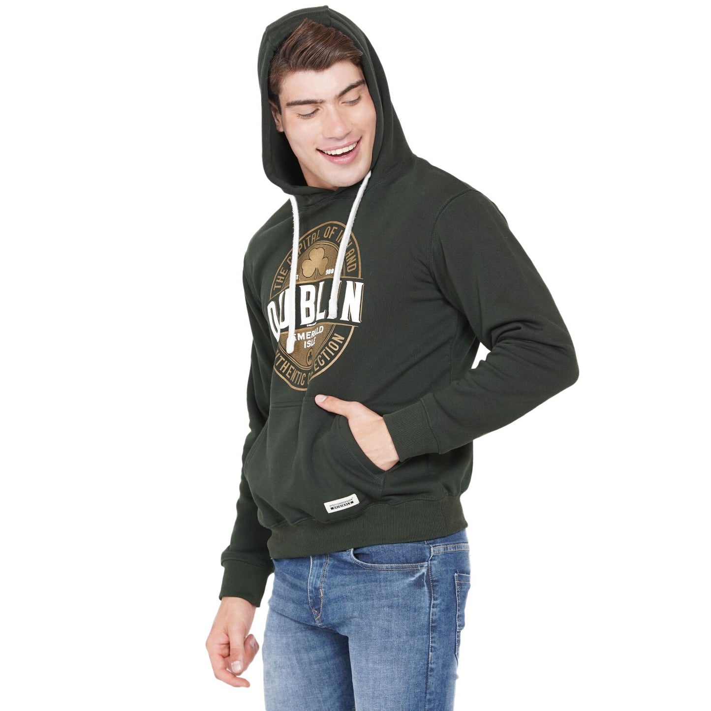 Capital Dublin Unisex Hood Forest Green