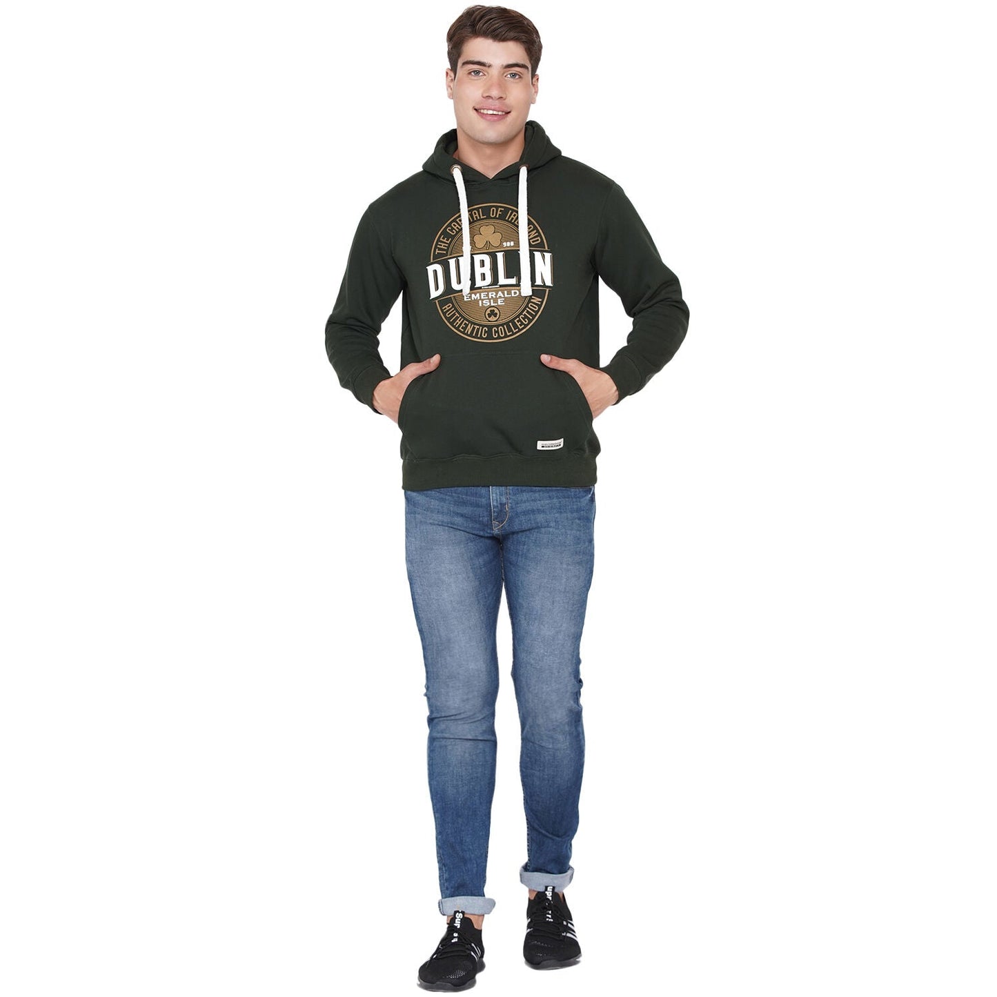 Capital Dublin Unisex Hood Forest Green