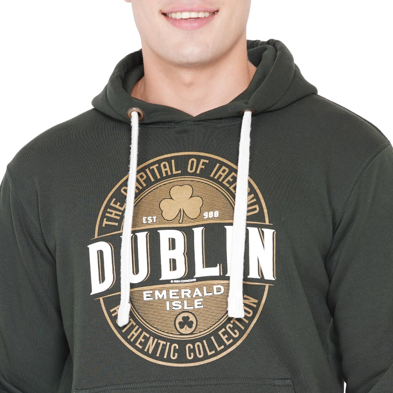 Unisex Capital Dublin Hood Forest Green