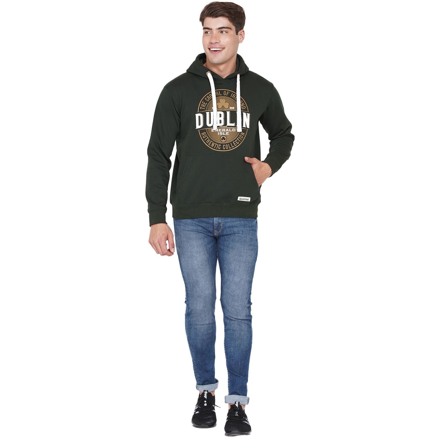 Capital Dublin Unisex Hood Forest Green