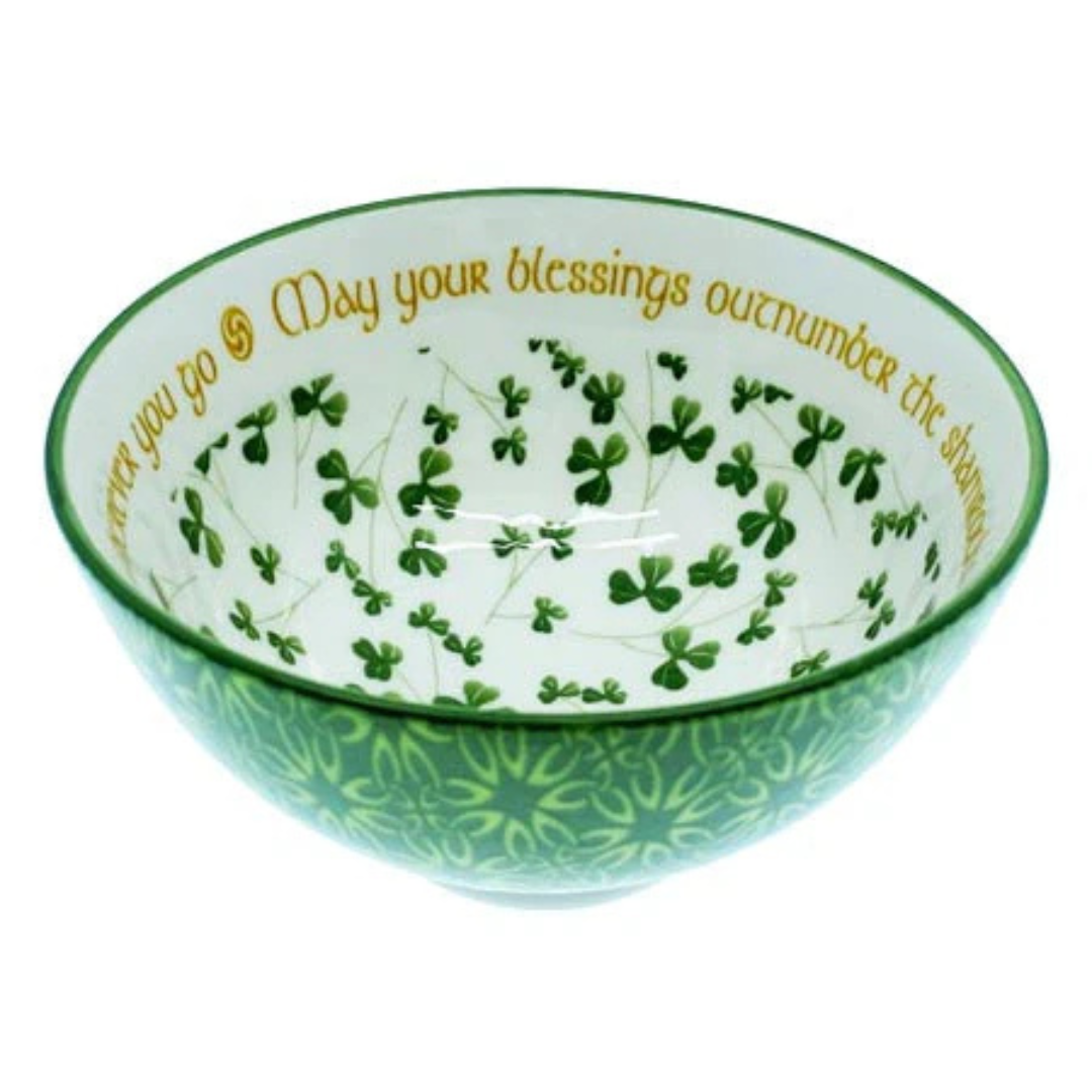 Shamrock Blessing Bowl