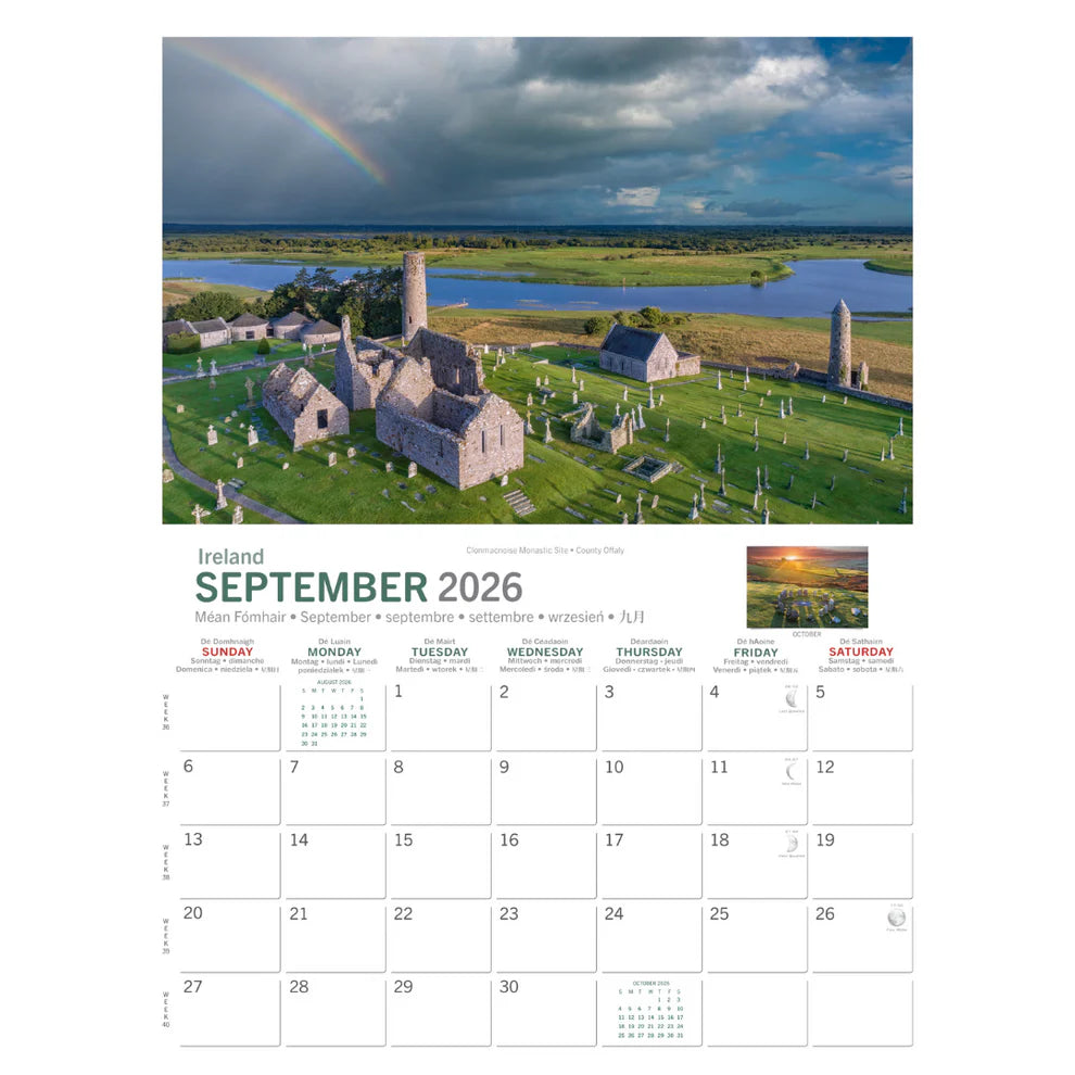 Ireland's Ancient Heritage Calendar 2026