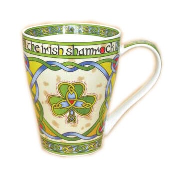 Irish Weave Shamrock Mug