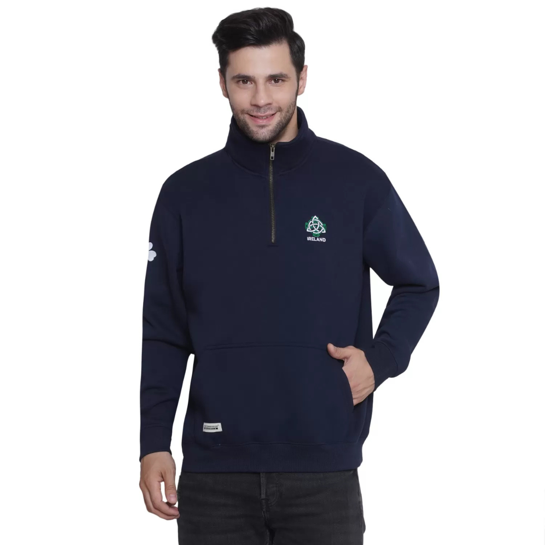 Men's Celtic Quarter-zip Sweatshirt Navy