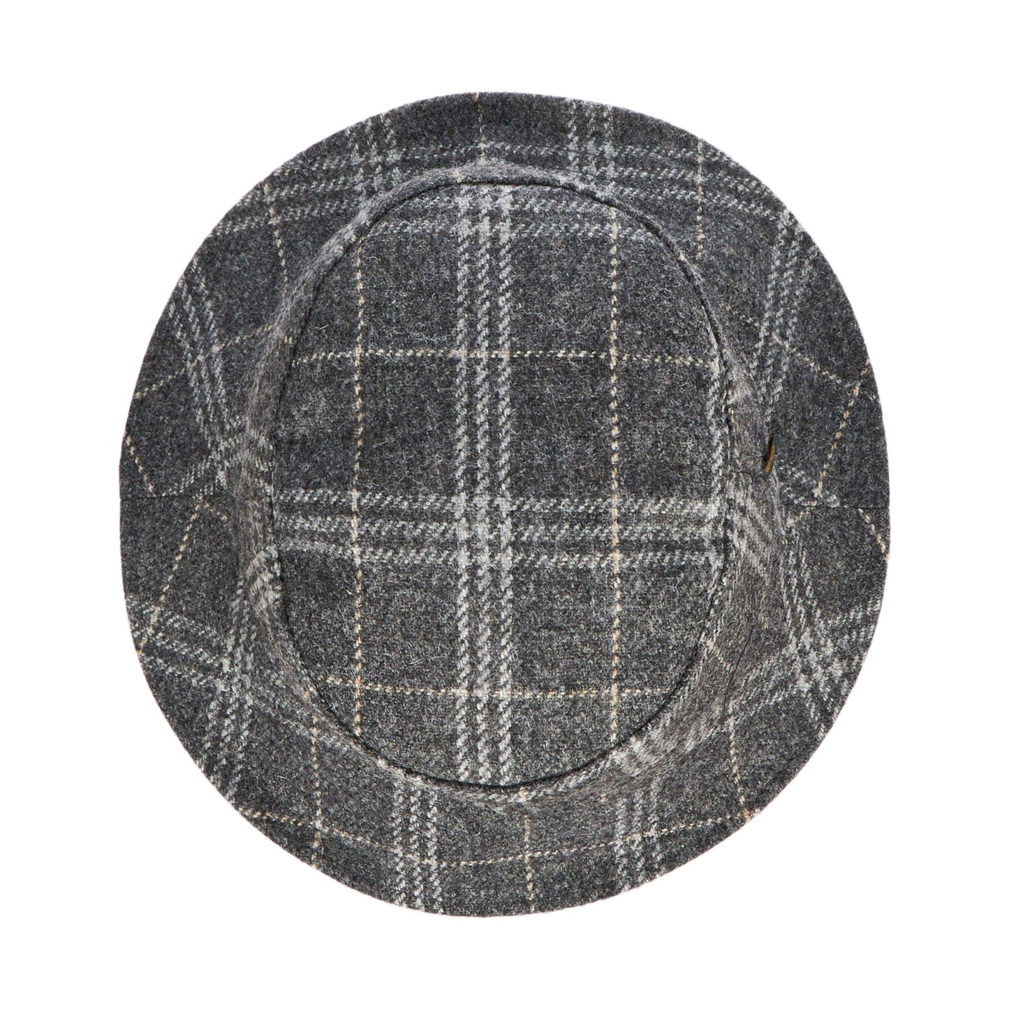 Ladies Tweed Grey Bucket Hat