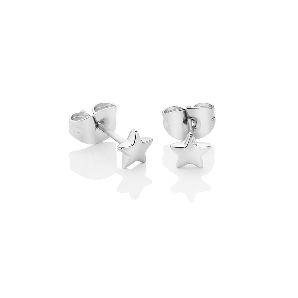 Silver Plated Amy Huberman Newbridge Silverware Sun Star Earrings
