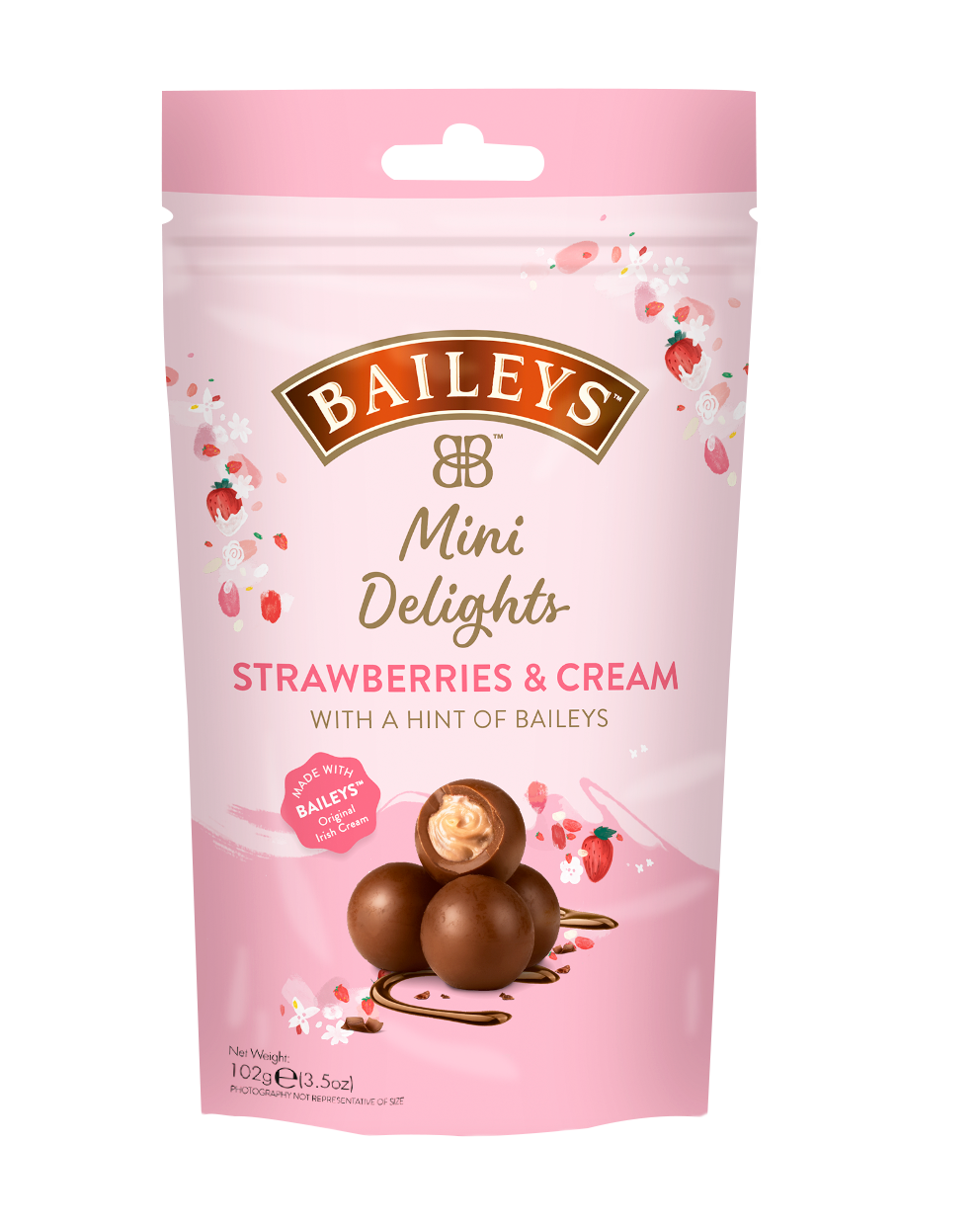 Baileys Chocolates Mini Delights Strawberry & Cream Pouch