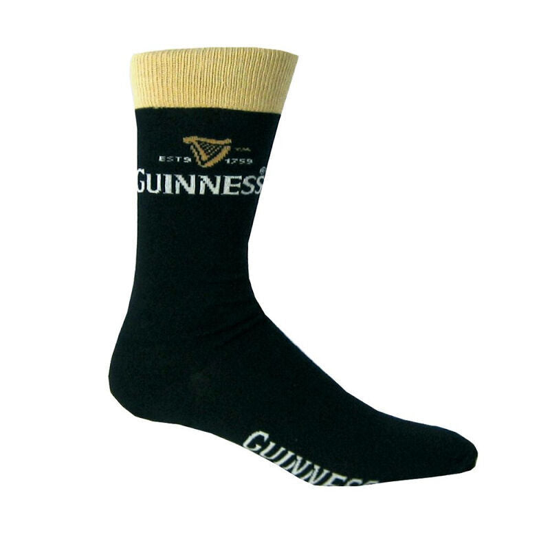 Black & Beige Luxury Guinness Socks