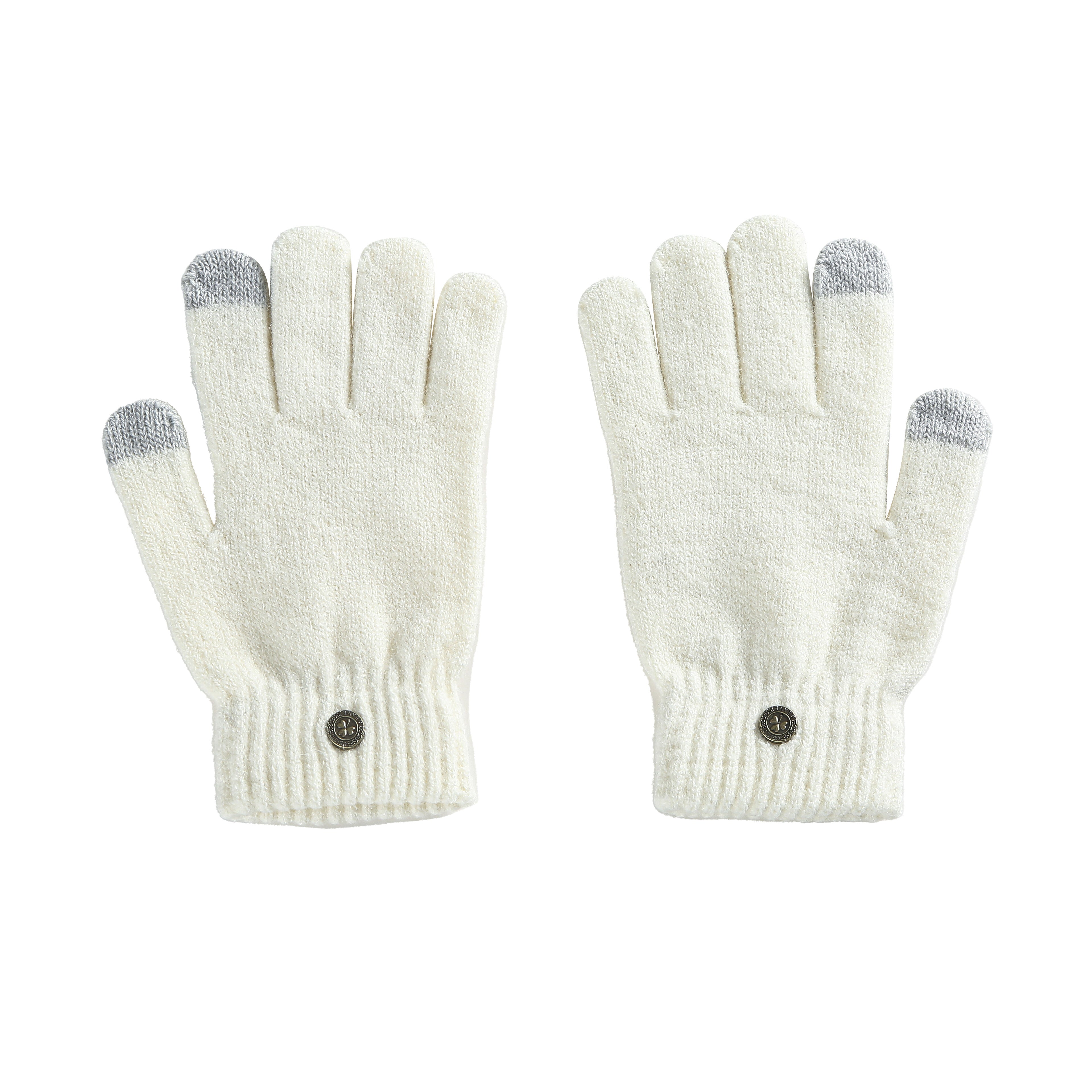 Ladies Winter Gloves Cream
