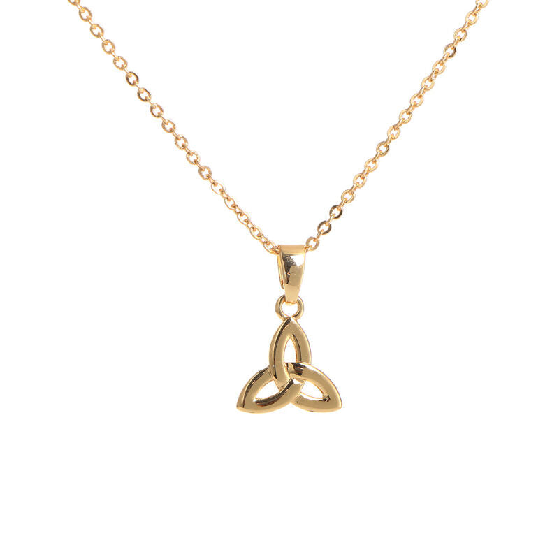 Grá Collection Gold Plated Trinity Knot Necklace