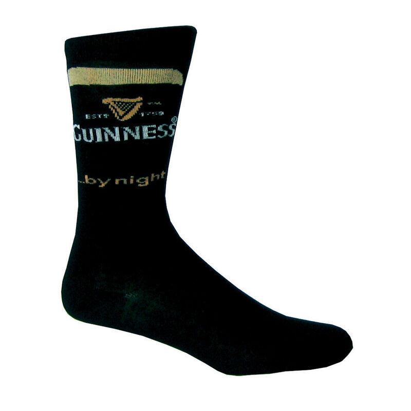 Black & Beige Guinness By Night Socks