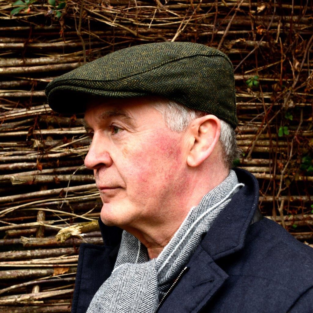 Traditional Herringbone Tweed Hat Green