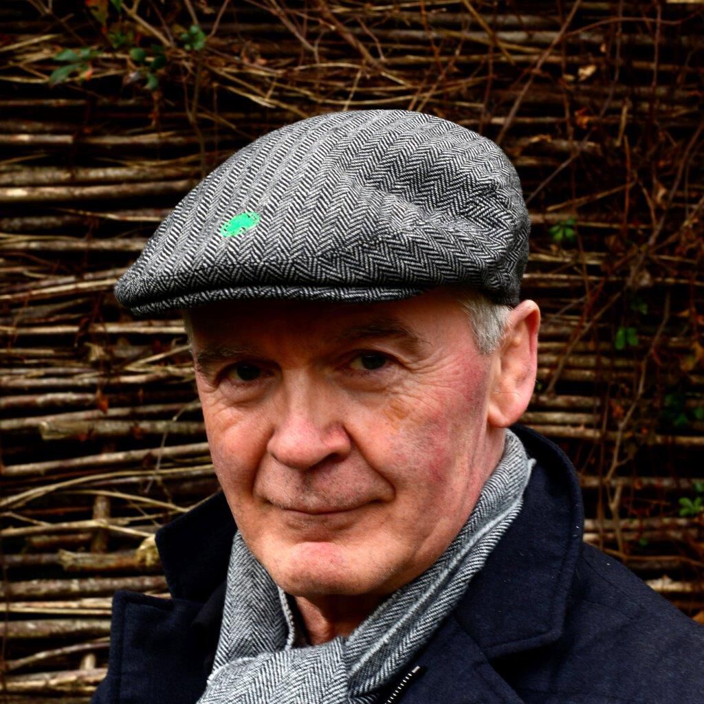 Everyman Grey Herringbone Tweed Hat