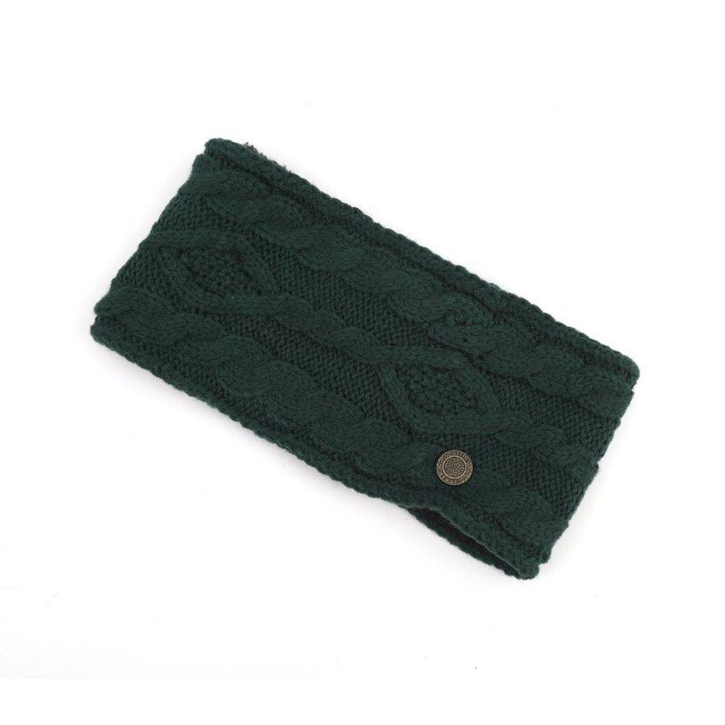 Celtic Weave Headband Green