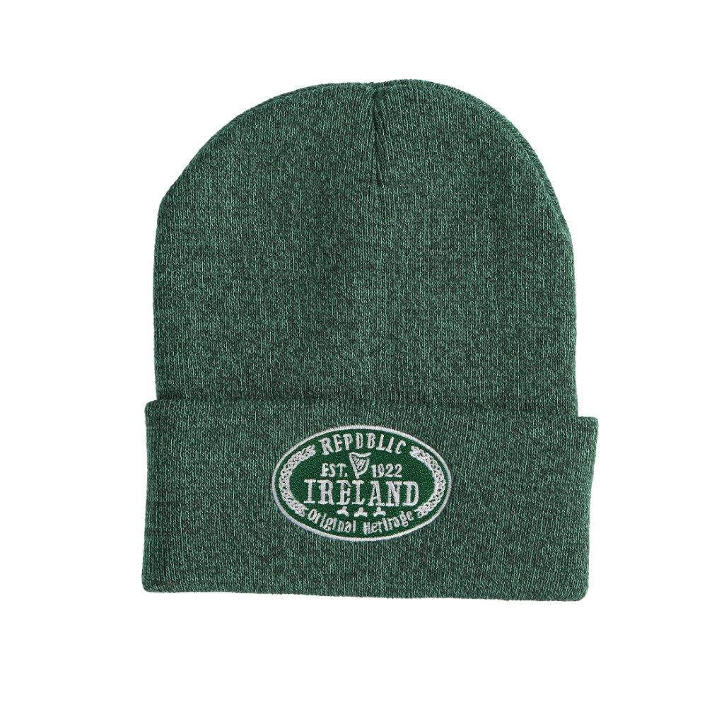 Ireland Green Melange Beanie