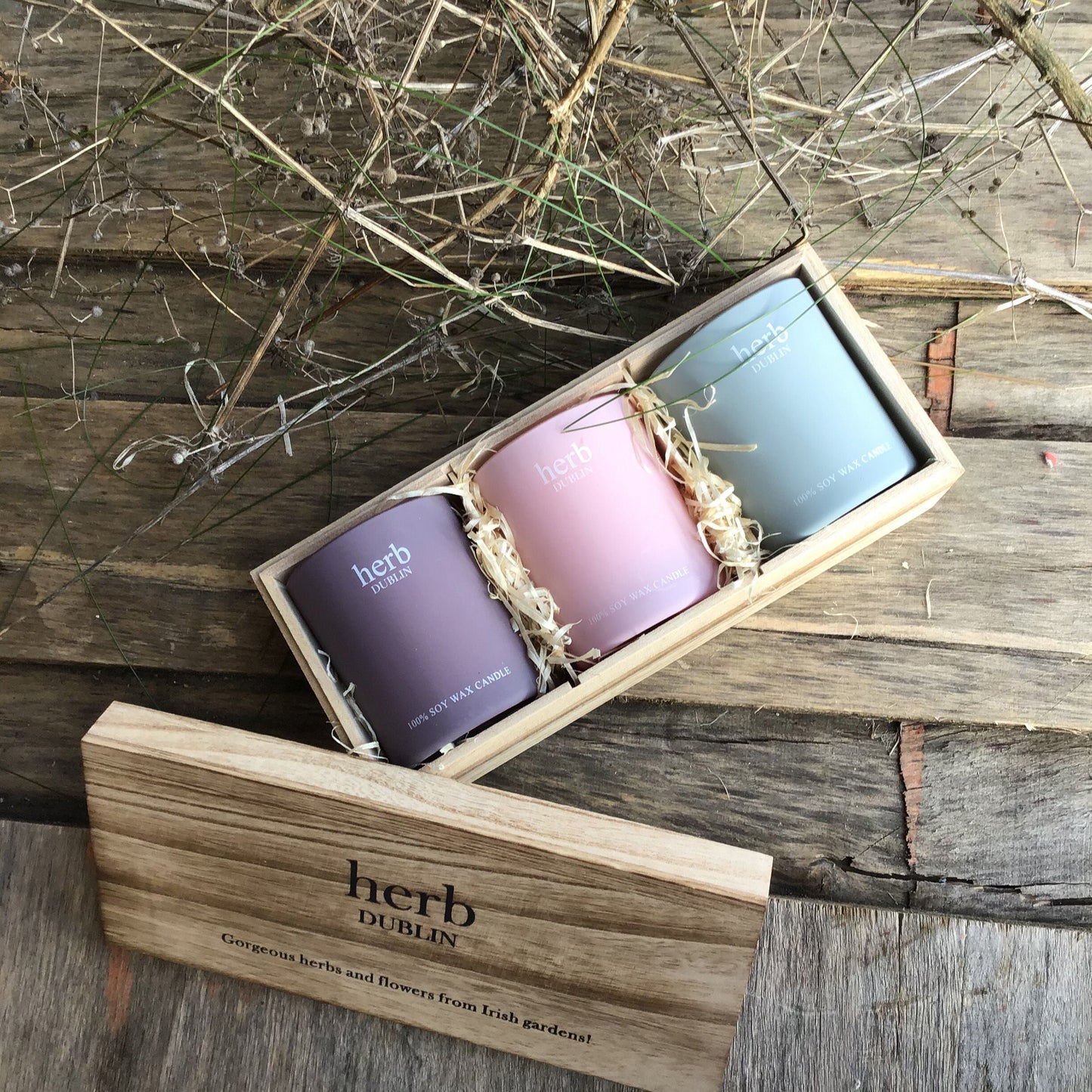 Pastel Trio Candle Set