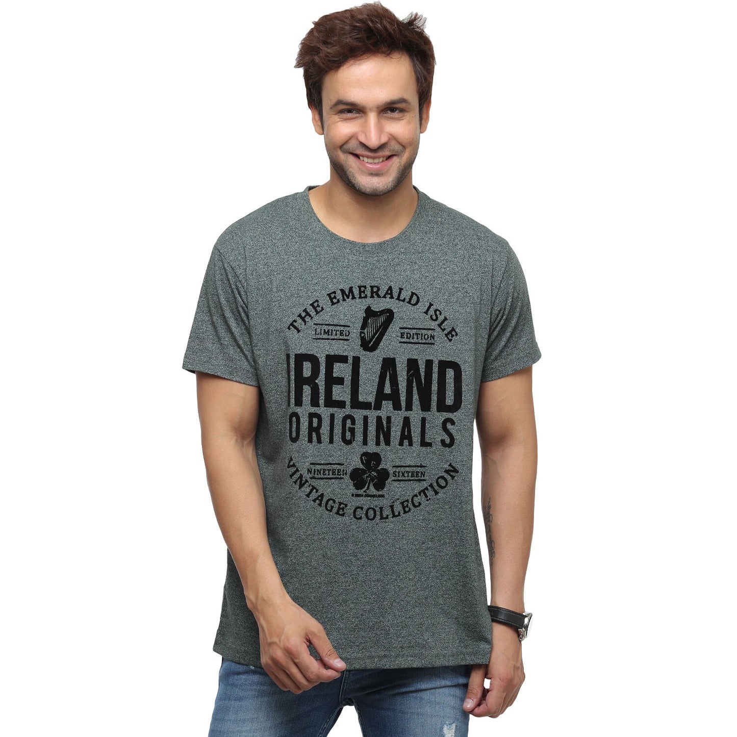 Unisex Ireland Originals Green Grindle T-Shirt