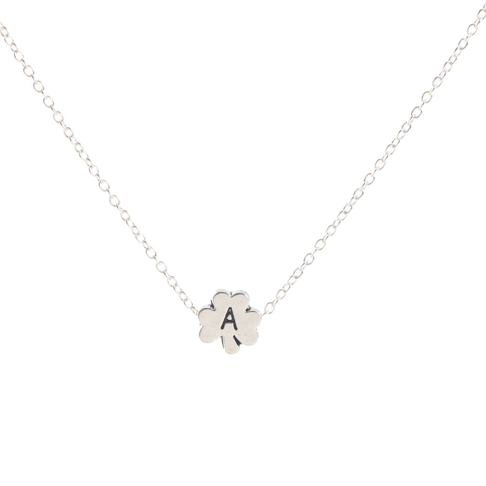 Shamrock Initial Necklace