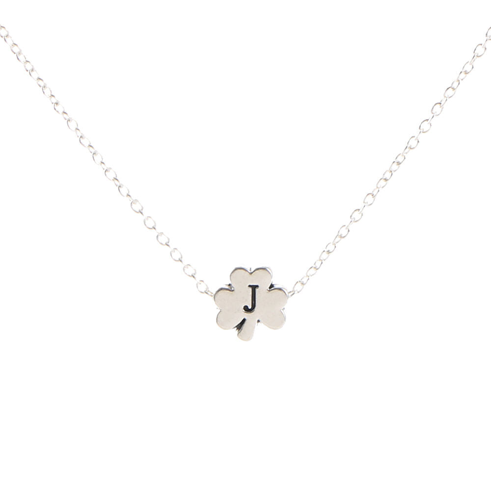 Shamrock Initial Necklace